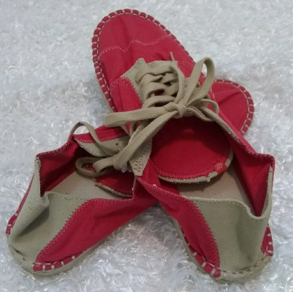 Havaianas Alparagatas Origine Ruby Red Preppy  Vacation Two Tone Sneakers Size 9